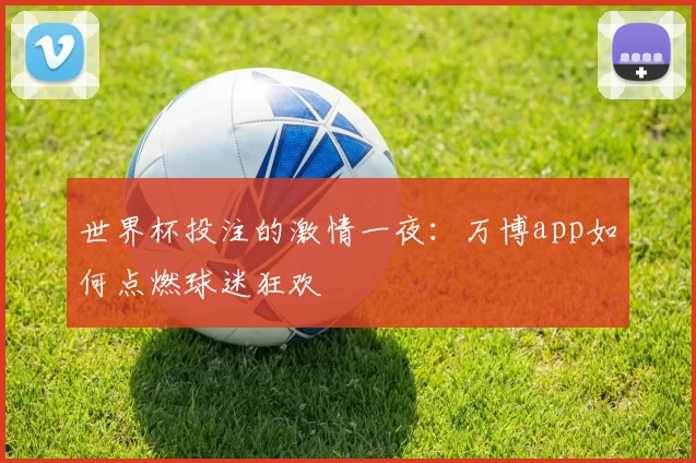世界杯投注的激情一夜:万博app如何点燃球迷狂欢